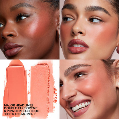 PATRICK TA MAJOR HEADLINES - DOUBLE-TAKE CREME & POWDER BLUSH DUO (she's the moment)