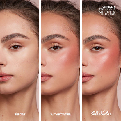 PATRICK TA MAJOR HEADLINES - DOUBLE-TAKE CREME & POWDER BLUSH DUO (SHE'S BLUSHING)