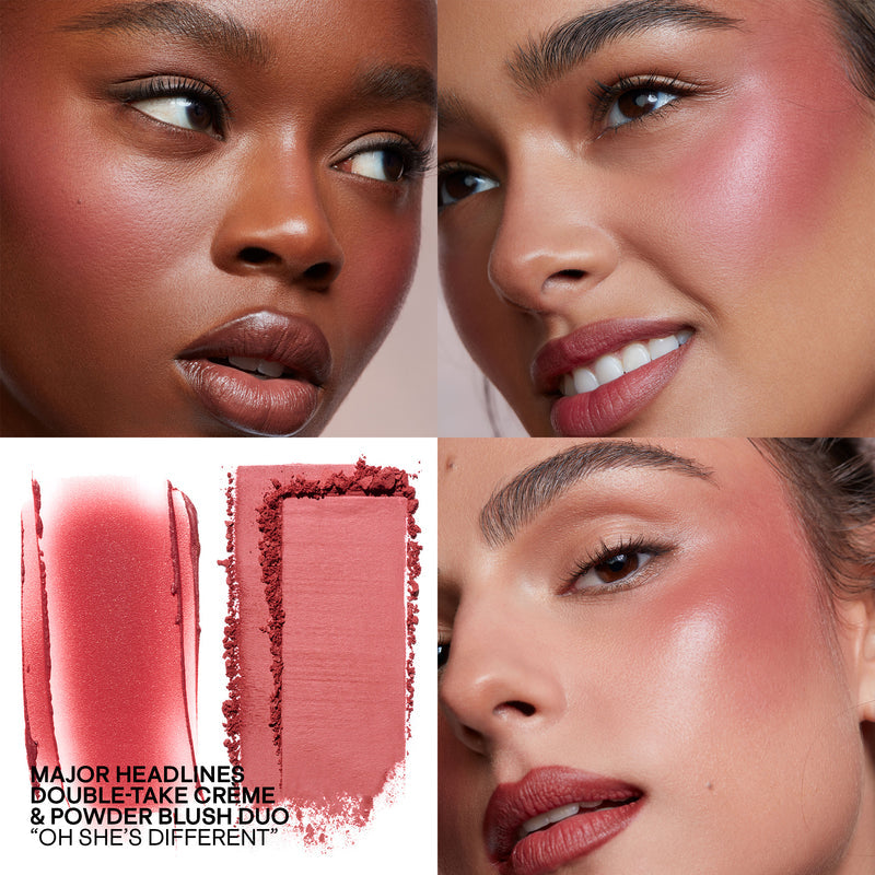 PATRICK TA MAJOR HEADLINES - DOUBLE-TAKE CREME & POWDER BLUSH DUO(SOFT LAUNCH)