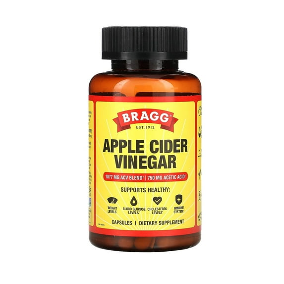 BRAGG APPLE CIDER VINEGAR 180 CAPSULES (IMPORTED FROM USA)