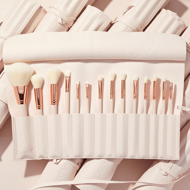 COLOURPOP MAKEUP BRUSH KIT ROLL MAKEUP TOOLS & ACCESSORIES (ULTIMATE BRUSH ROLL)