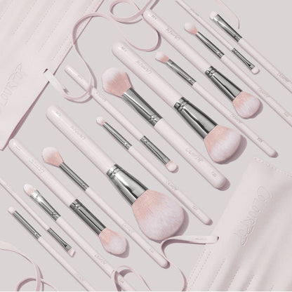 COLOURPOP MAKEUP BRUSH KIT ROLL MAKEUP TOOLS & ACCESSORIES (STONE COLD)