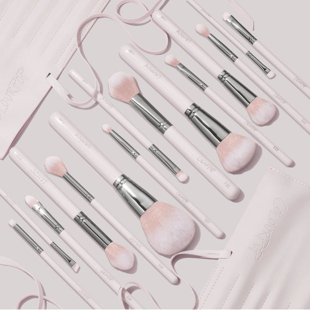 COLOURPOP MAKEUP BRUSH KIT ROLL MAKEUP TOOLS & ACCESSORIES (STONE COLD)