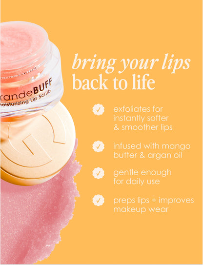 GRANDE COSMETICS STRAWBERRY CREAM LIP SCRUB WITH SHEA BUTTER