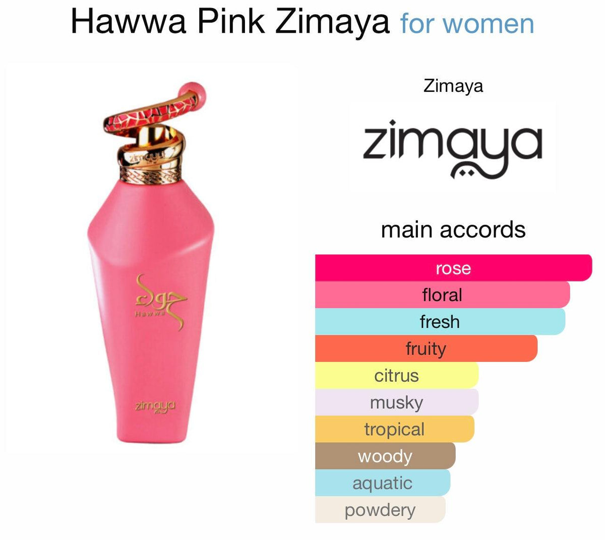 Zimaya-Hawwa Pink Eau De Parfum