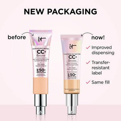 It Cosmetics Cc+ Cream Illumination Full-Coverage Foundation With Spf 50+ (Light)