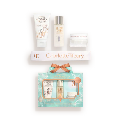 CHARLOTTE TILBURY CHARLOTTE’S HYDRATION REVIVAL SKINCARE DISCOVERY SET TRAVEL SIZE SKINCARE KIT