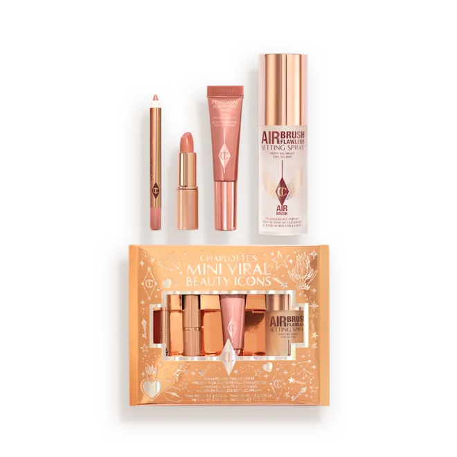 CHARLOTTE TILBURY CHARLOTTE'S MINI VIRAL BEAUTY ICONS TRAVEL SIZE MAKEUP KIT