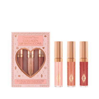 CHARLOTTE TILBURY COLLAGEN LIP BATH ICONS LIP KIT