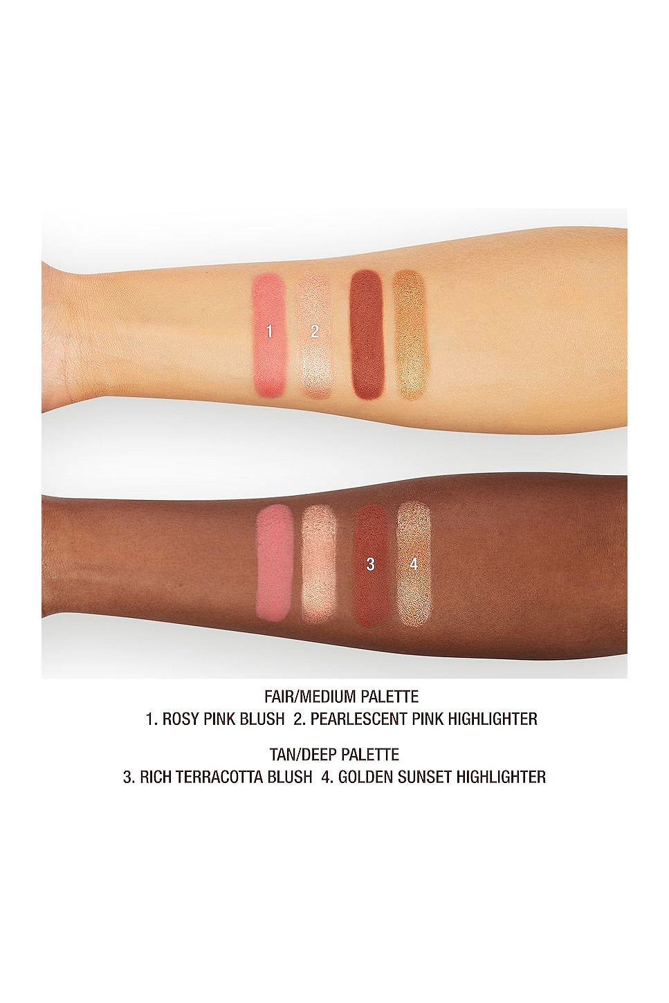 CHARLOTTE TILBURY MINI HOLLYWOOD BLUSH & GLOW (FAIR MEDIUM)