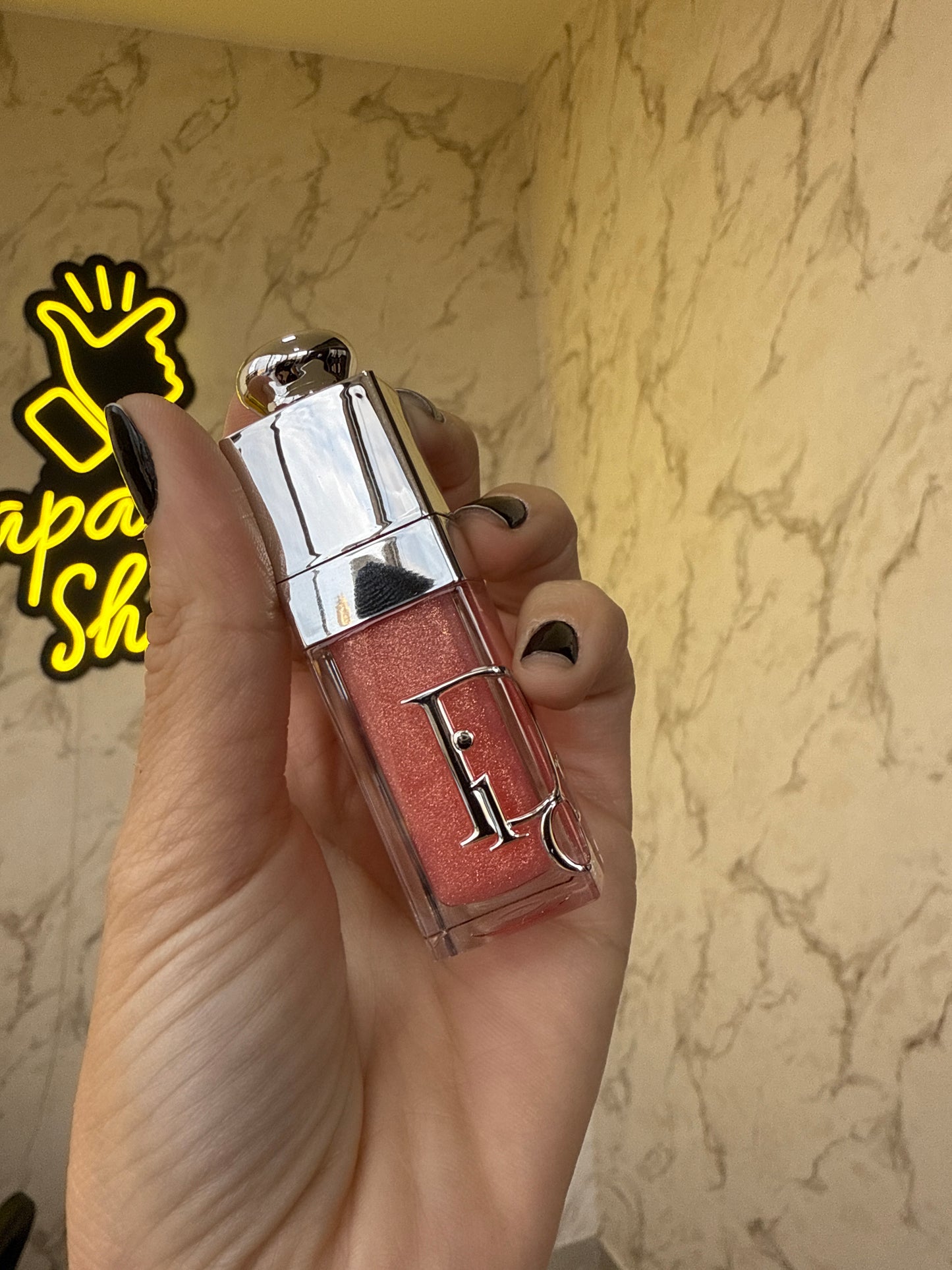 CHRISTIAN DIOR ADDICT LIP GLOW OIL HYDRATING LIP OIL HIGH SHINE GLOSS (077 ROSY CANDY SPARKLY)