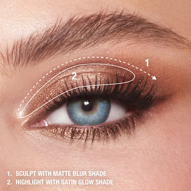 CHARLOTTE EXAGGER-EYES EASY EYESHADOW STICK SATIN DIAMONDS (SATIN DIAMONDS)