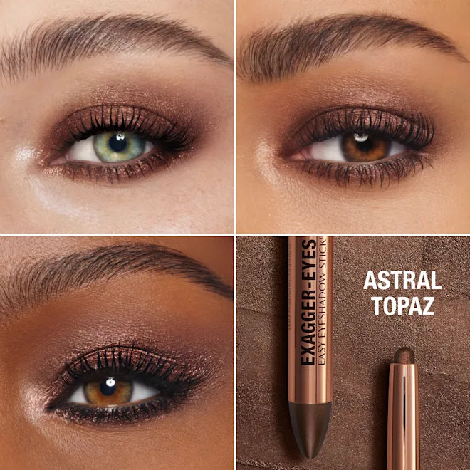 CHARLOTTE EXAGGER-EYES EASY EYESHADOW STICK SATIN DIAMONDS (NUDE SCULPT)