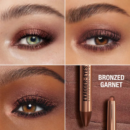 CHARLOTTE EXAGGER-EYES EASY EYESHADOW STICK SATIN DIAMONDS (BRONZED GARNET)
