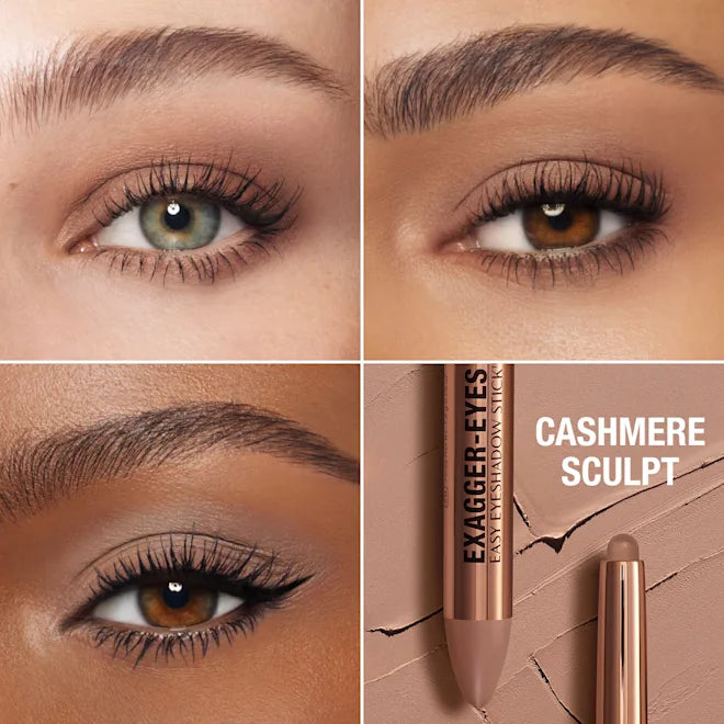 CHARLOTTE EXAGGER-EYES EASY EYESHADOW STICK SATIN DIAMONDS (CASHMERE SCULPT)