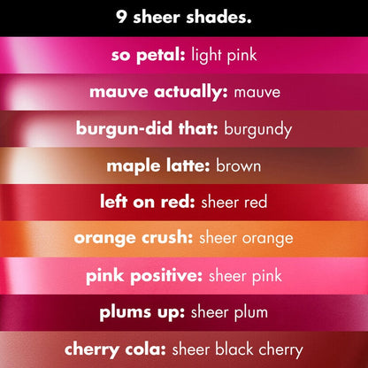 E.L.F COSMETICS SHEER FOR IT BLUSH TINT FOR LIPS AND CHEEKS (LEFT ON RED)