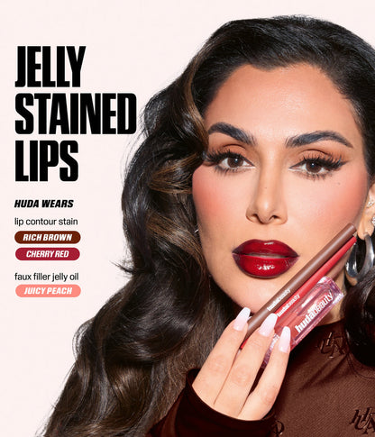 HUDA BEAUTY LIP CONTOUR STAIN LIP TINT (SOFT NUDE)