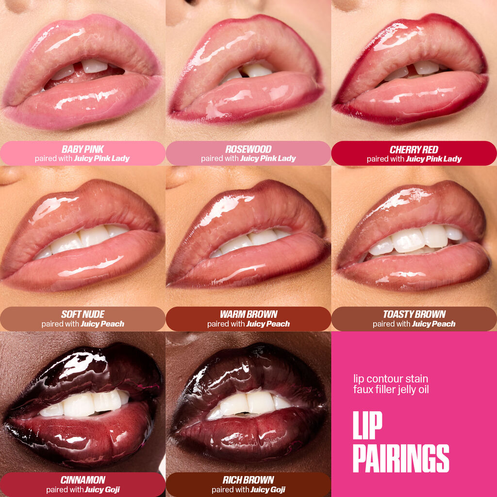 HUDA BEAUTY FAUX FILLER JELLY OIL (PINK LADY)