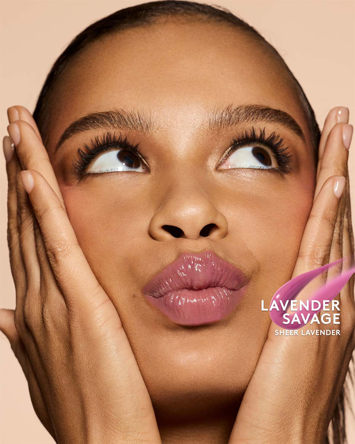 FENTY BEAUTY BY RIHANNA  GLOSS BOMB HEAT UNIVERSAL LIP LUMINIZER + PLUMPER  (lavender savage)