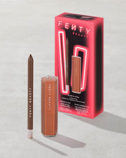Glow'n Extra 2-Piece Lip SetFENTY BEAUTY LINED + LUMINIZED 2 PIECES LIP KIT  (TRACED OUT -GLOSS BOMB STIX)