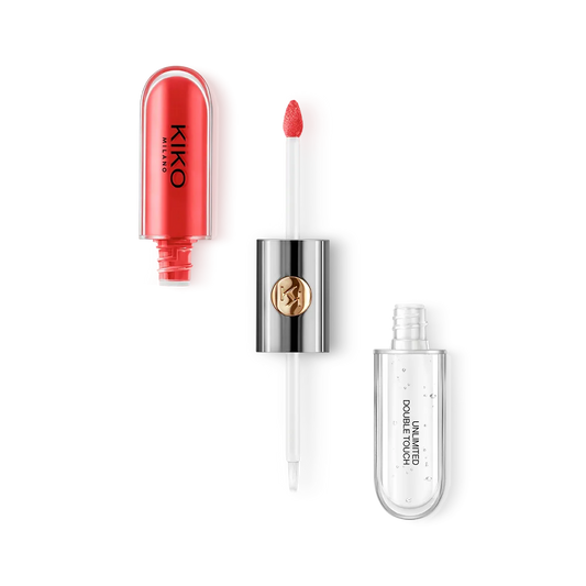 KIKO MILANO UNLIMITED DOUBLE TOUCH LIQUID LIP COLOUR (115 FIRE RED)