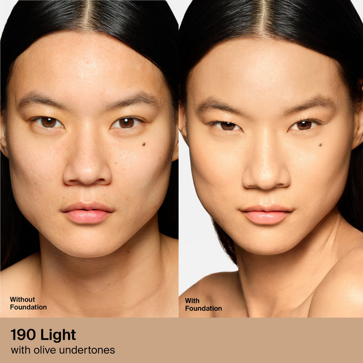 HAUS LABS BY LADY GAGA  TRICLONE SKIN TECH MEDIUM COVERAGE FOUNDATION WITH FERMENTED ARNICA (190 LIGHT COOL)