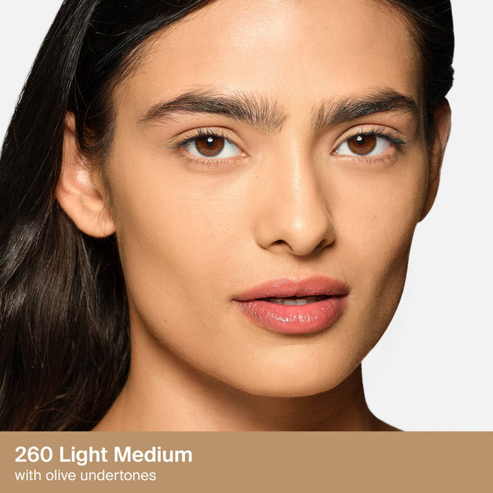 HAUS LABS BY LADY GAGA  TRICLONE SKIN TECH MEDIUM COVERAGE FOUNDATION WITH FERMENTED ARNICA (260 Light Medium Cool)