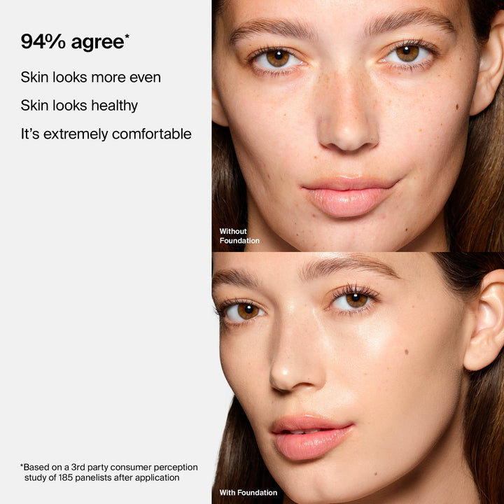 HAUS LABS BY LADY GAGA  TRICLONE SKIN TECH MEDIUM COVERAGE FOUNDATION WITH FERMENTED ARNICA (220 Light Medium Warm)