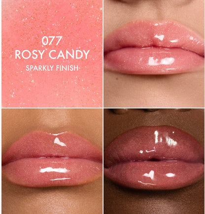 CHRISTIAN DIOR ADDICT LIP GLOW OIL HYDRATING LIP OIL HIGH SHINE GLOSS (077 ROSY CANDY SPARKLY)