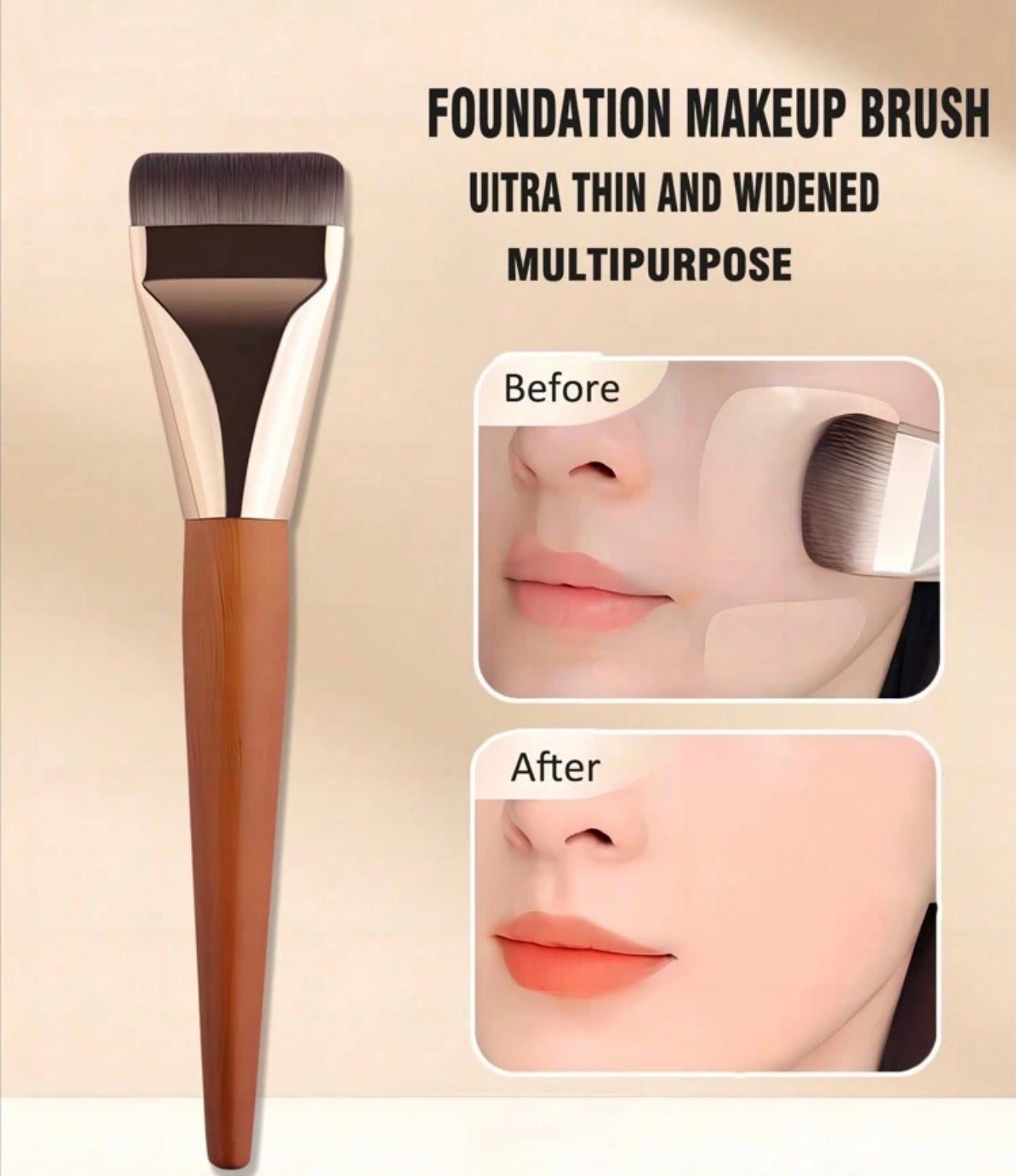 Foundation makeup brush