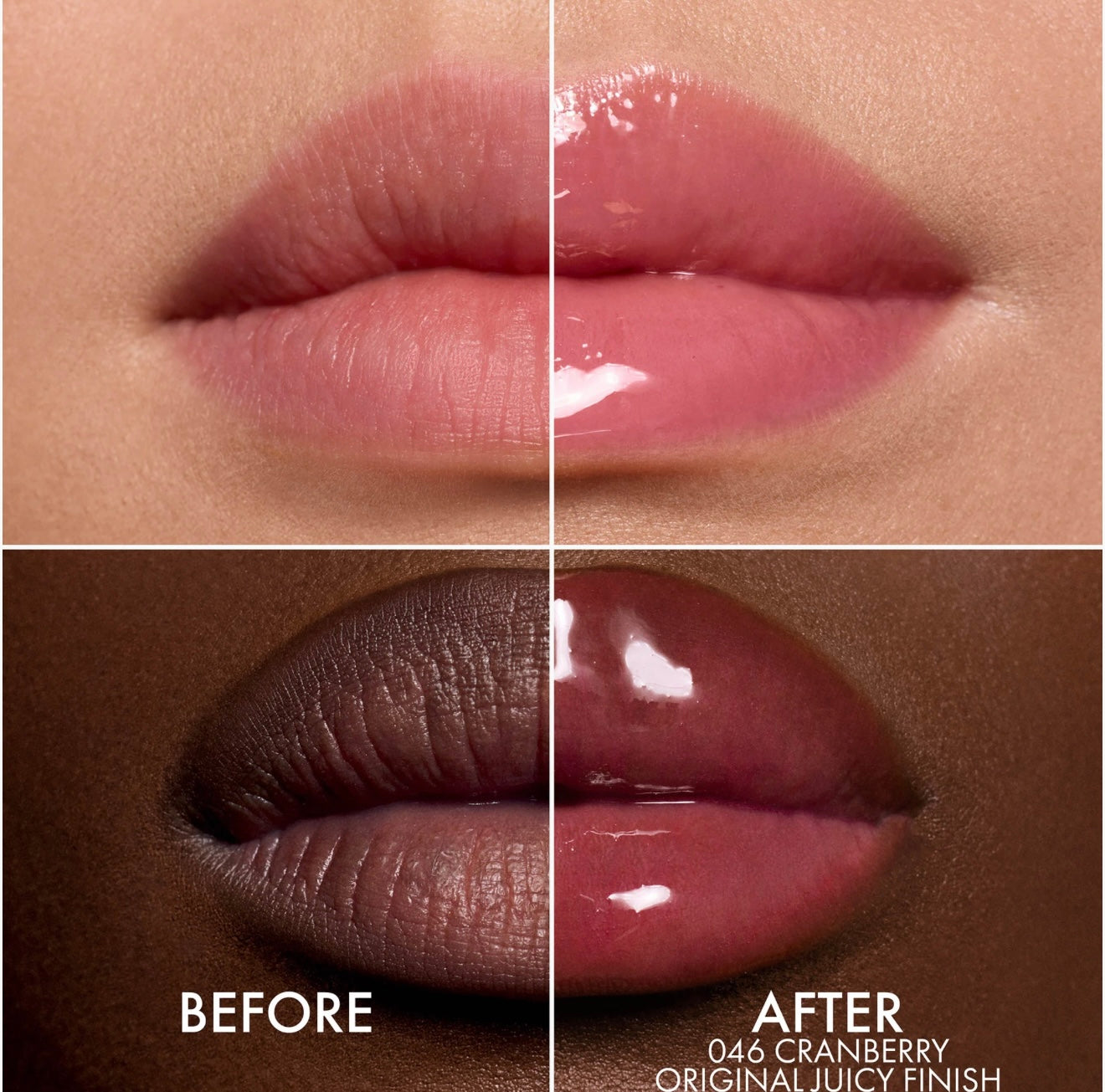 CHRISTIAN DIOR ADDICT LIP GLOW OIL HYDRATING LIP OIL HIGH SHINE GLOSS (046 CRANBERRY JUICY)