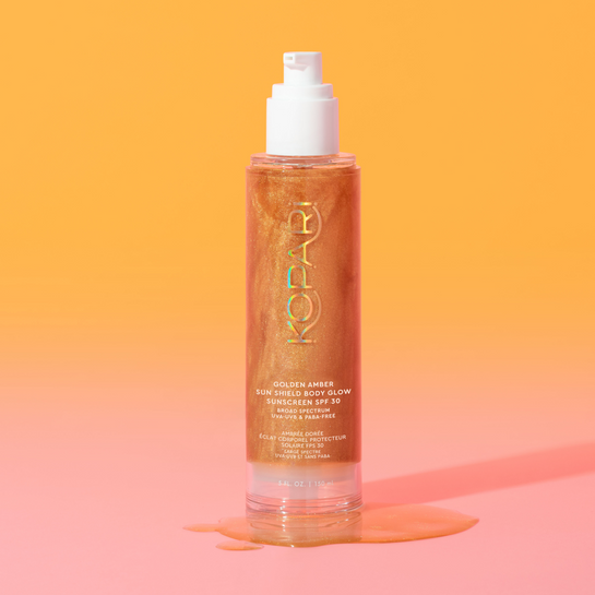 KOPARI ROSE SUN SHIELF BODY GLOW SPF 45 BROAD SPECTRUM UVA &UVB & PARABEN FREE (GOLDEN AMBER)