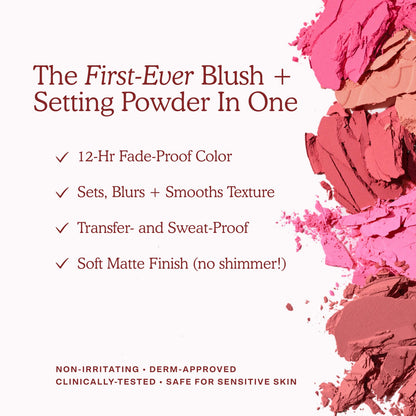 TOWER 28GETSET BLUR + SET MATTE POWDER BLUSH  ( FELIZ FRESCA)