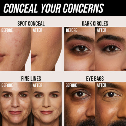 Huda Beauty #Fauxfilter Luminous Matte Buildable Coverage Crease Proof Concealer (Marshmallow )