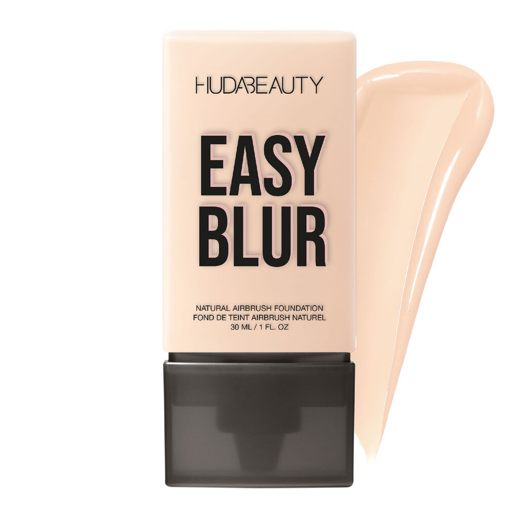 HUDA BEAUTY Easy Blur Natural Airbrush Foundation with Niacinamide (100 MILK SHAKE)