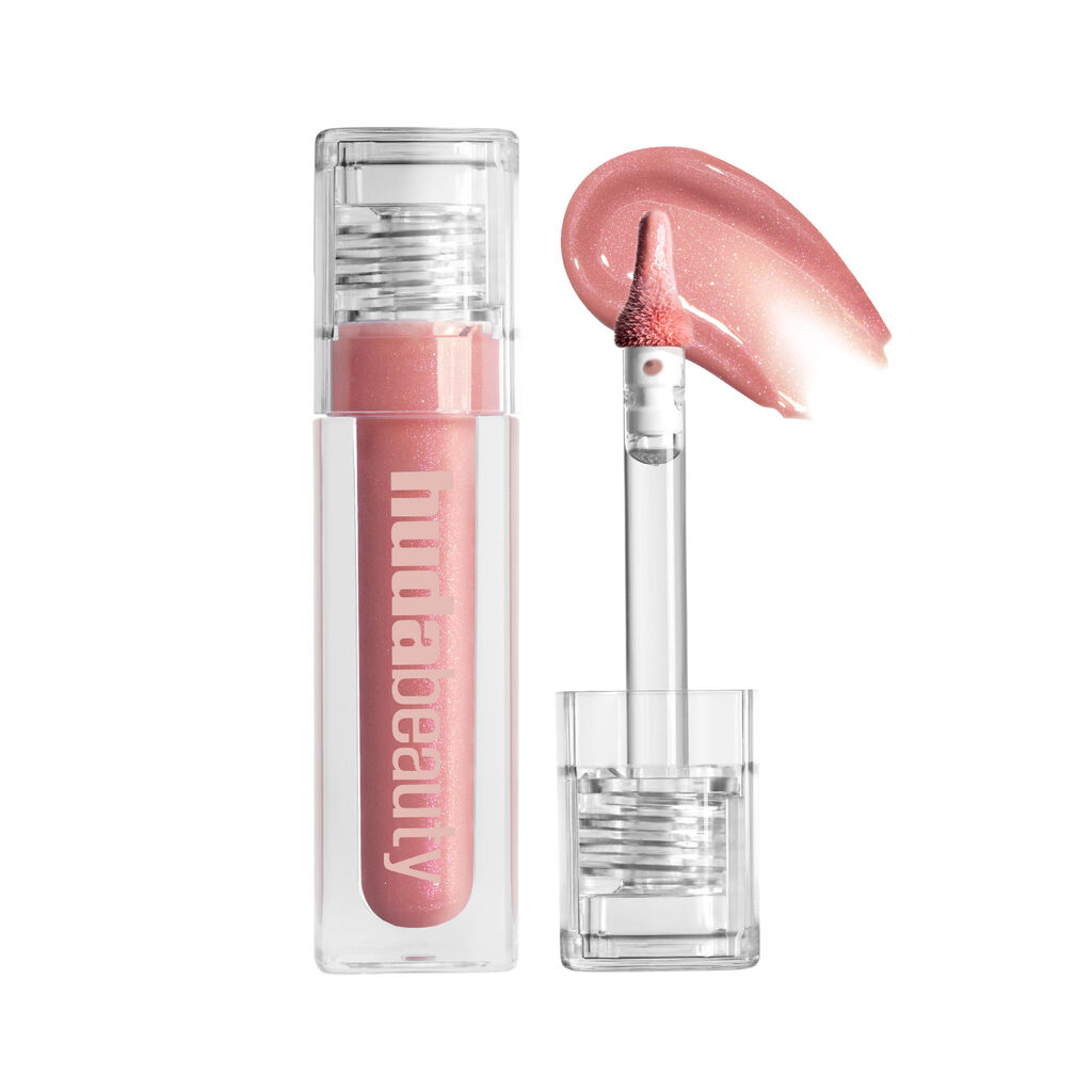 HUDA BEAUTY Icy Nude FAUX FILLER Lip Gloss (SHE FLIRTY)