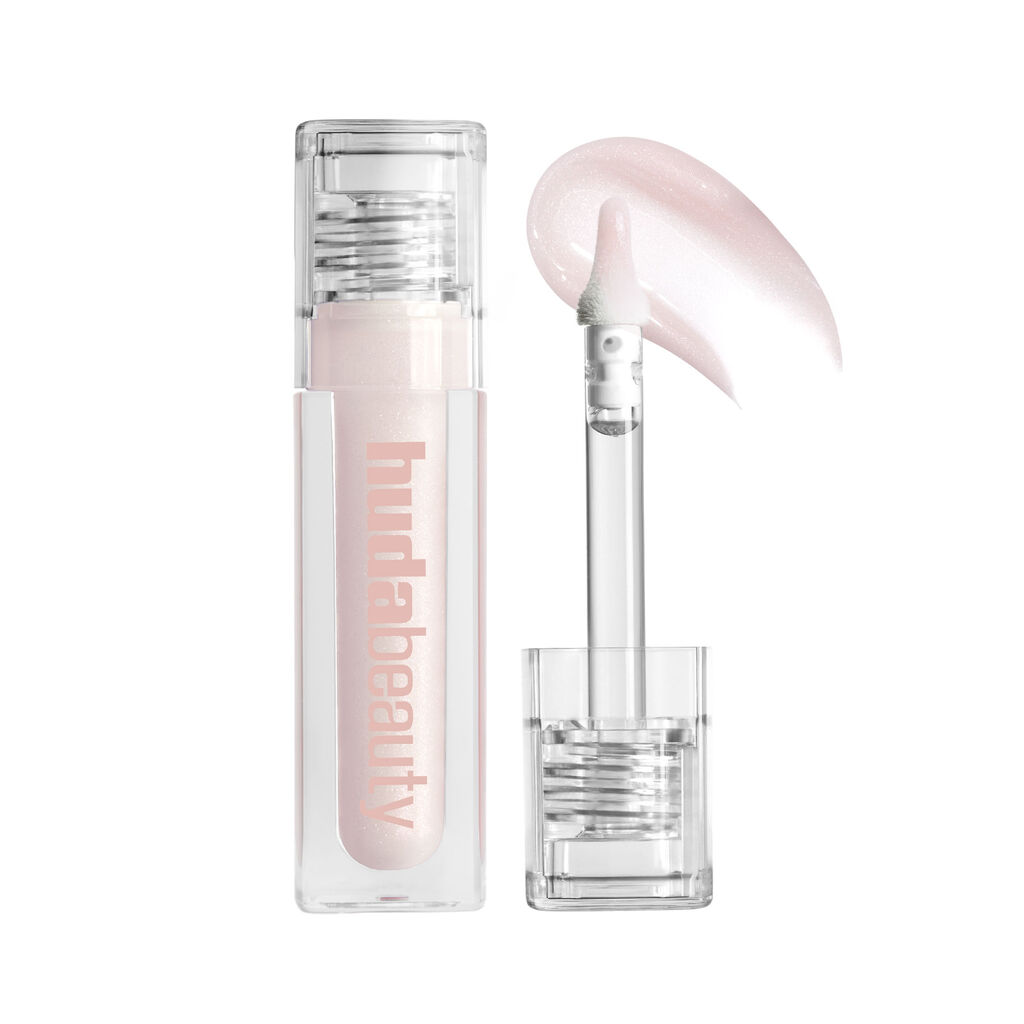 HUDA BEAUTY Icy Nude FAUX FILLER Lip Gloss (SHE glitzy)