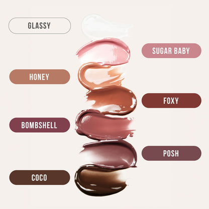 Huda Beauty Faux Filler Extra Shine Lip Gloss (COCO)