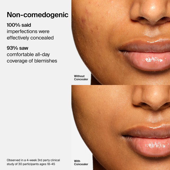 HAUS LABS BY LADY GAGA  TRICLONE SKIN TECH HYDRATING + DE-PUFFING CONCEALER WITH FERMENTED ARNICA (20 Light Medium Peach)