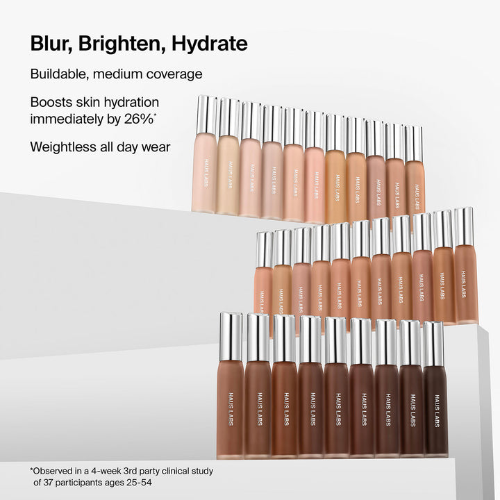 HAUS LABS BY LADY GAGA  TRICLONE SKIN TECH HYDRATING + DE-PUFFING CONCEALER WITH FERMENTED ARNICA (20 Light Medium Peach)