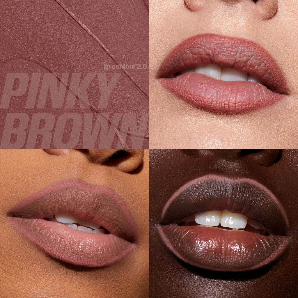 HUDA BEAUTY PINK KIT JUICY BOMBSHELL LIP DUO (LIP LINER PINKY BROWN  + BOMBSHELL)