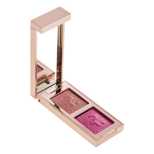 PATRICK TA  Major Dimension Eye Illusion Eyeshadow Duo Color (I'm With Her - rose gold sparkle)