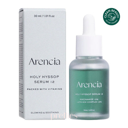 ARENCIA HOLY HYSSOP SERUM 12 PACKED WITH VITAMINS (GLOWING & SOTHING)