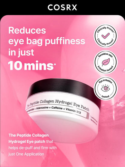 COSRX THE PEPTIDE COLLAGEN HYDROGEL EYE PATCH 60 PIECES