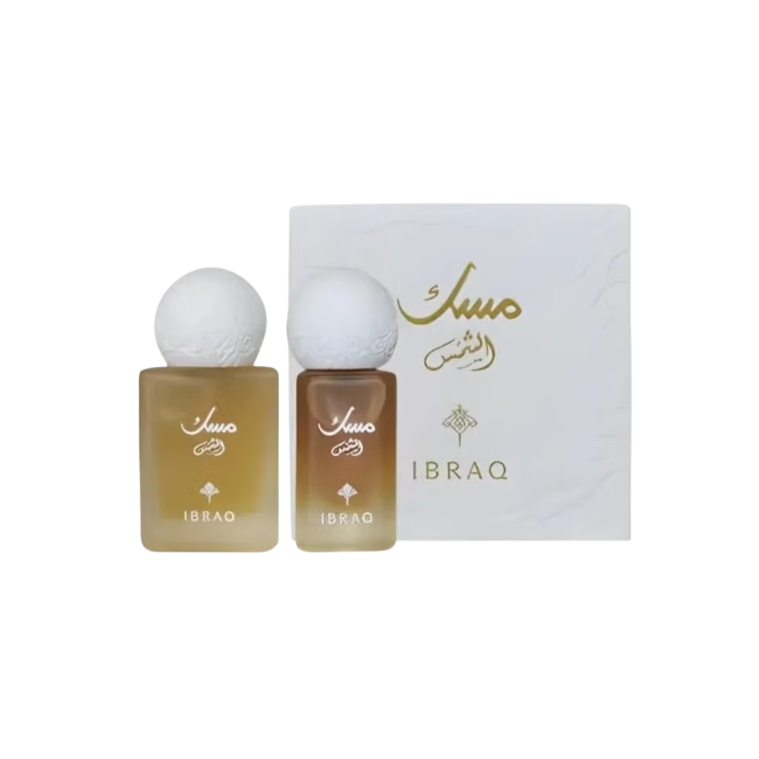 IBRAQ IBRAHIM AL QURASHI SPECIAL MUSK AL SHAMS SET PERFUME AND OIL