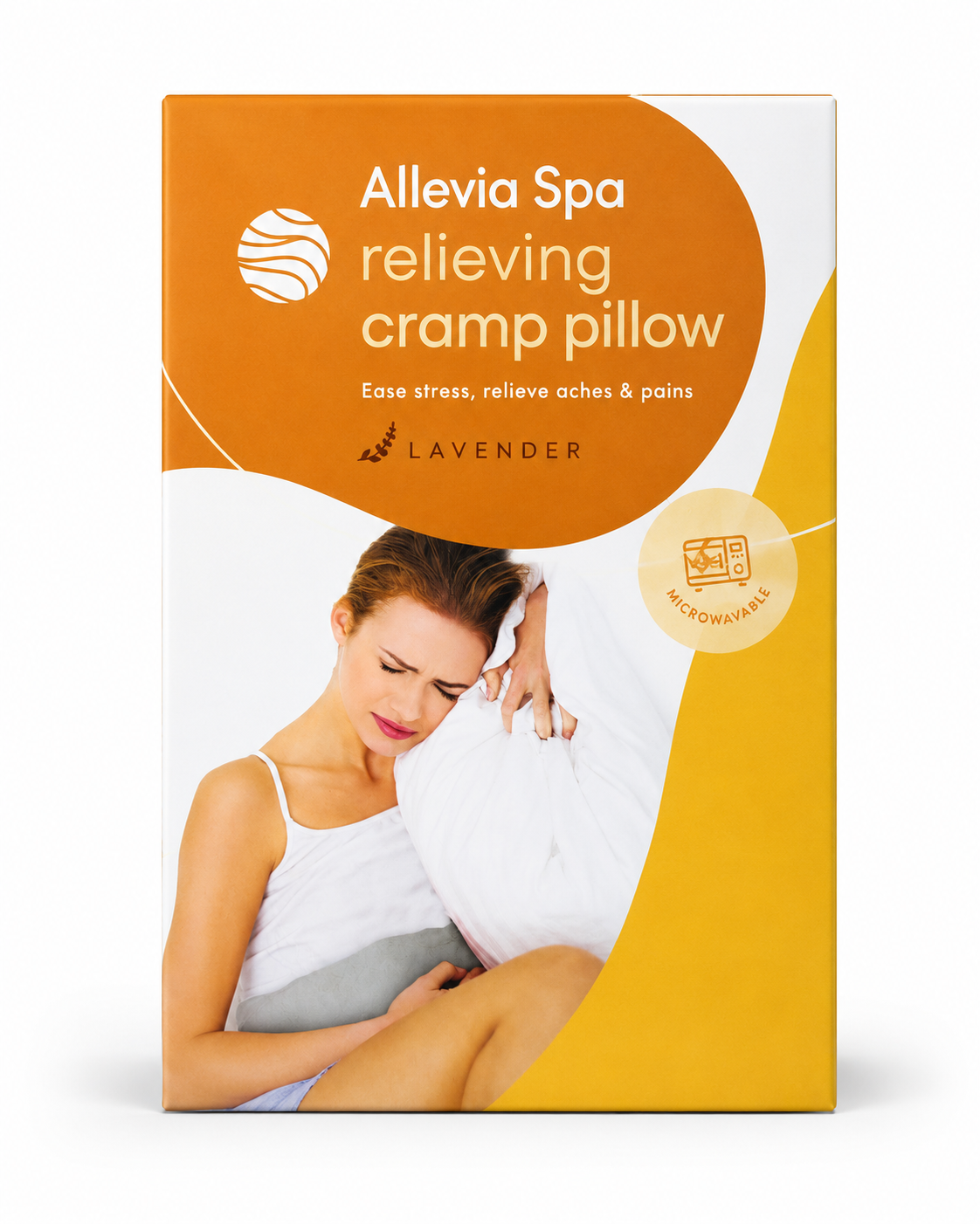 ALIEVA SPA RELIEVING CRAMP PILLOS EASE STRESS RELIEVE ACHES & PAINS (LAVENDER)