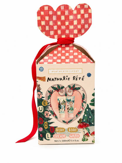 NATHALIE LETE KIT BODY CREAM AND BODY WASH 100ML*2
