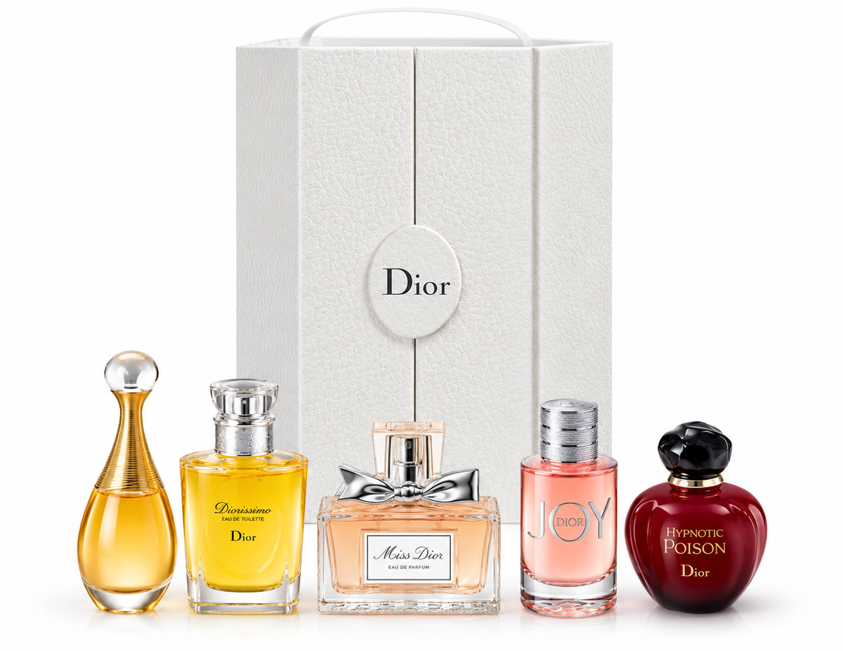 CHRISTIAN DIOR 30 MONTAIGNE 5 PIECES MINIATURE PERFUME SET