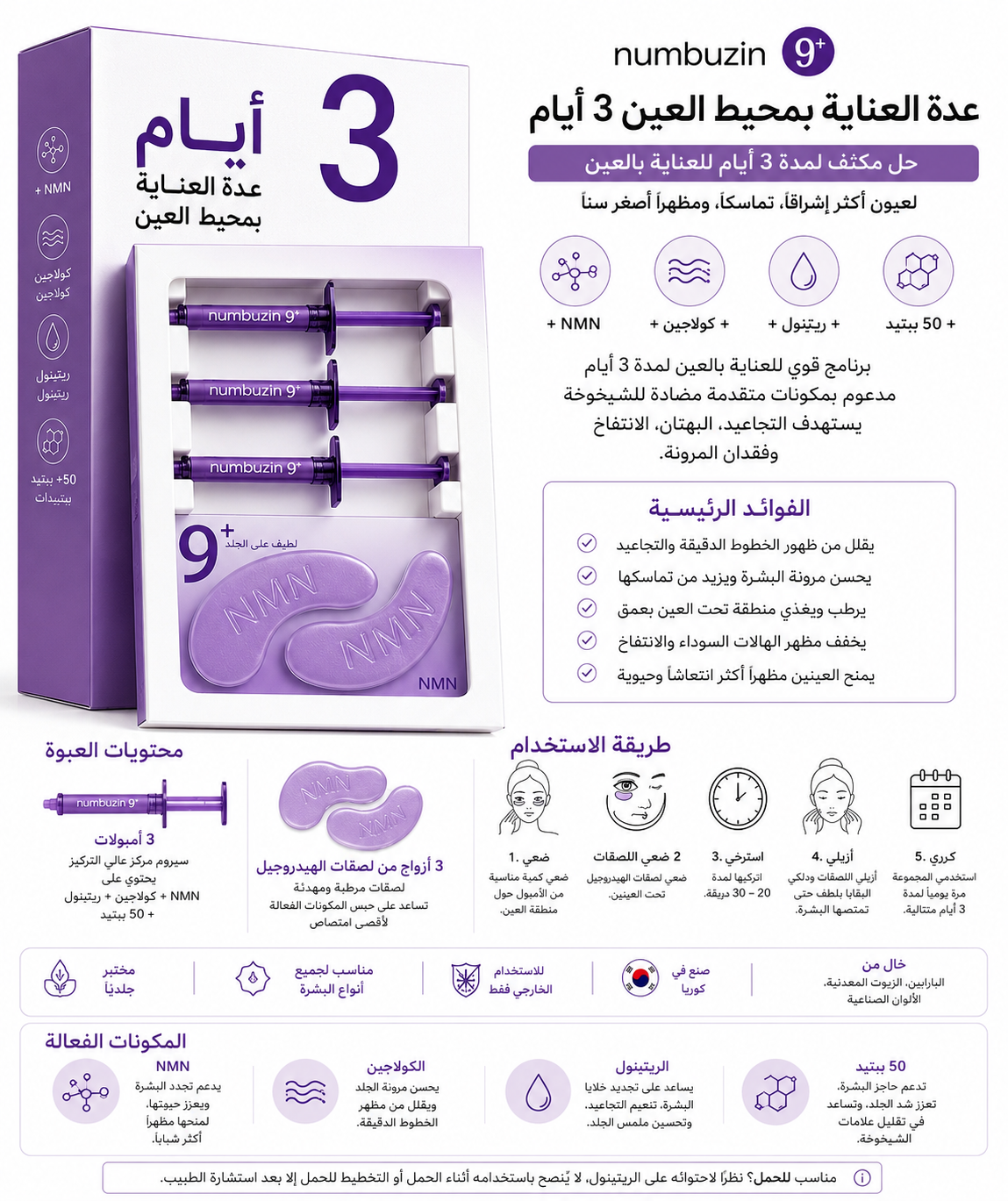 Numbuzin No.9 3 Days Eye Care Kit