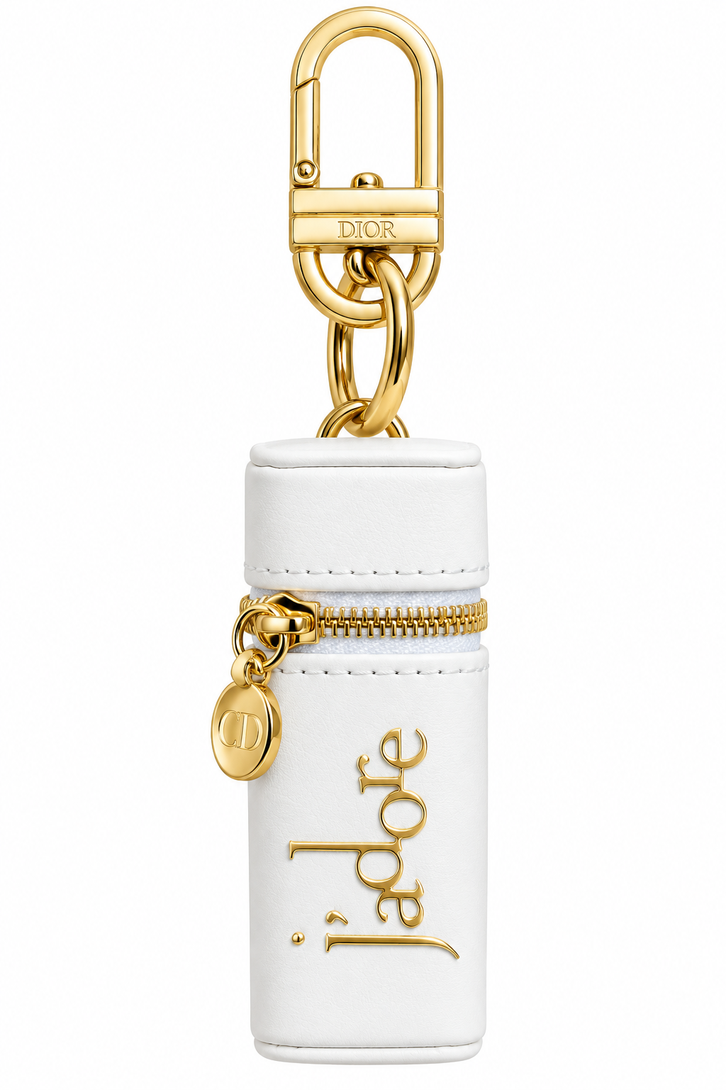 CHRISTIAN DIOR KEY CHAIN AND LIPSTICK CASE SET
